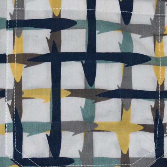 Men's Old Ranch Multi Colored Plaid Snap Front Shirt Sz XL - Picture 4 of 4